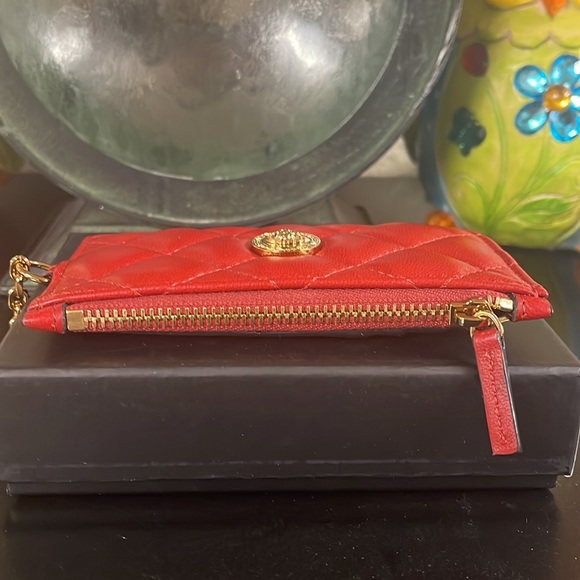 Versace Red Leather Wallet - Picture 11 of 16